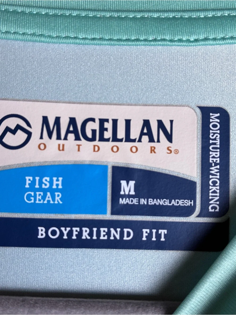 Magellan Outdoors Fish Gear Girls Medium Ombre Sun Shirt Caddo Lake Long Sleeve